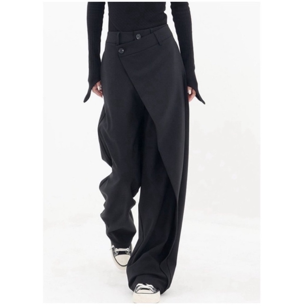 Commense Black Wide Leg Pants